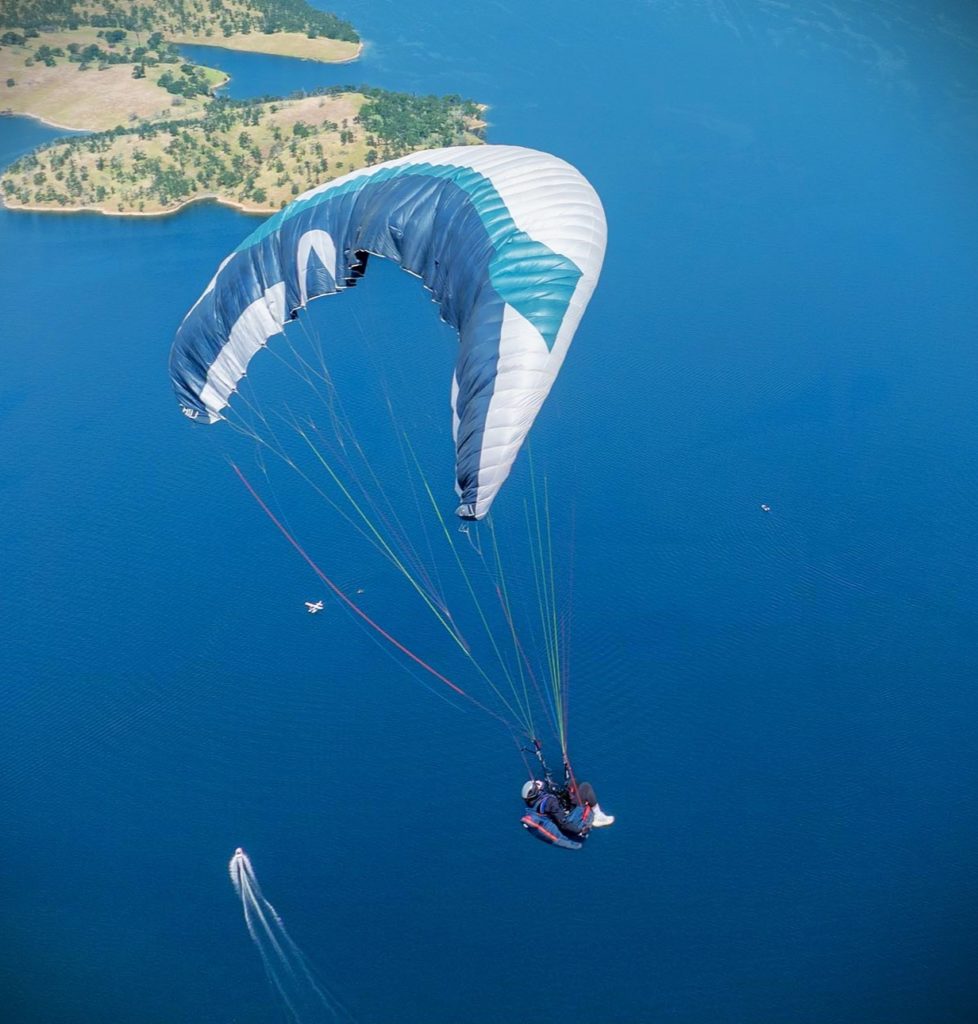 Paragliding SIV training reserve parachute deployment (2)